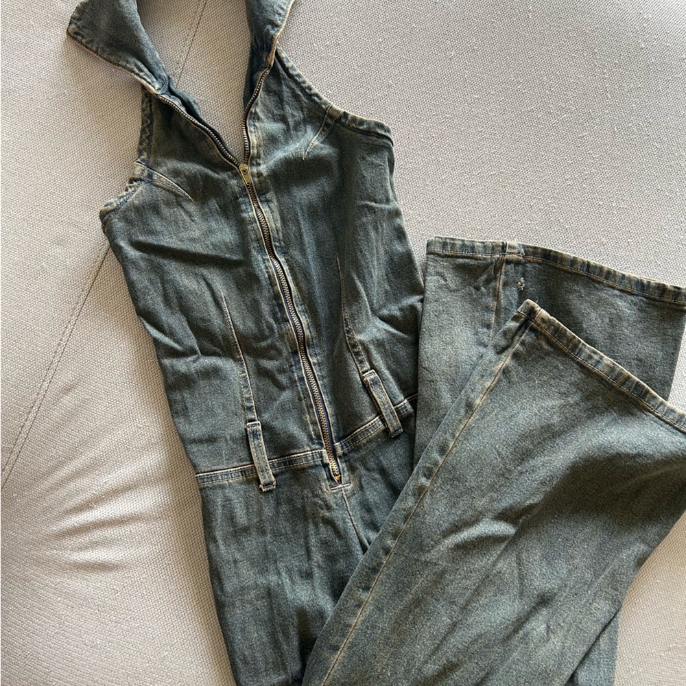 Vintage Denim Jumpsuit